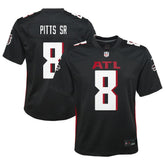 NFL Kyle Pitts Sr. Atlanta Falcons Youth Game Jersey - Black