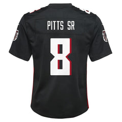 NFL Kyle Pitts Sr. Atlanta Falcons Youth Game Jersey - Black