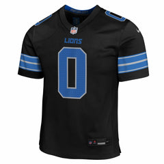 NFL Jahmyr Gibbs Detroit Lions Youth Game Jersey - Black