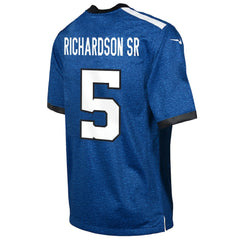 NFL Anthony Richardson Sr. Indianapolis Colts Youth Game Jersey - Royal