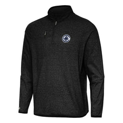 LA Clippers Antigua Certain Quarter-Zip Tri-Blend Sweatshirt Heather Black