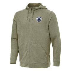 LA Clippers Antigua Effortless Full-Zip Hoodie Jacket Olive