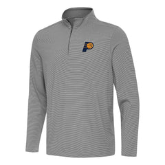 Indiana Pacers Antigua Twine Quarter-Zip Top Black
