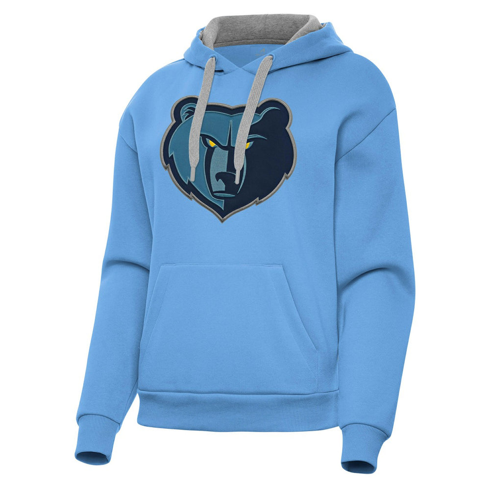 Memphis Grizzlies Antigua Women's Victory Pullover Hoodie Powder Blue