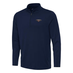 New Orleans Pelicans Antigua Reprocess Quarter-Zip Top Navy