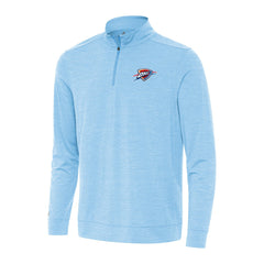 Oklahoma City Thunder Antigua Bright Quarter-Zip Top Light Blue