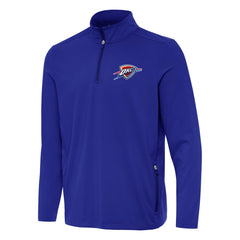 Oklahoma City Thunder Antigua Perilous Quarter-Zip Sweatshirt Royal