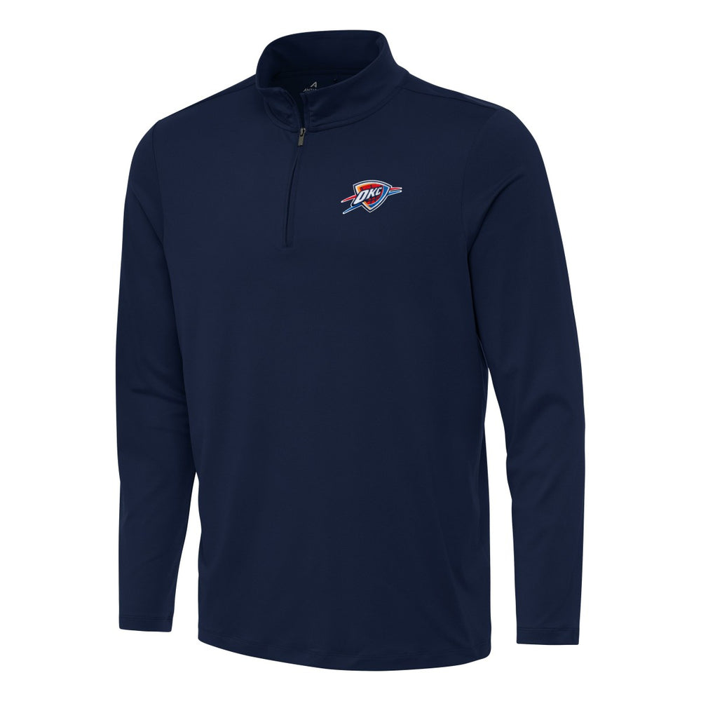 Oklahoma City Thunder Antigua Reprocess Quarter-Zip Top Navy