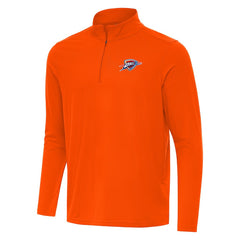 Oklahoma City Thunder Antigua Intent Quarter-Zip Top Orange