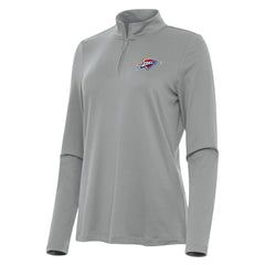 Oklahoma City Thunder Antigua Women's Reprocess Quarter-Zip Top Gray