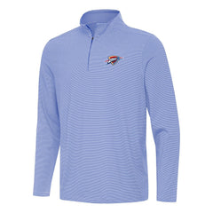 Oklahoma City Thunder Antigua Twine Quarter-Zip Top Royal