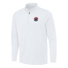 Washington Wizards Antigua Reprocess Quarter-Zip Top White