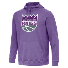 Sacramento Kings Antigua Cloud Pullover Hoodie Heather Purple
