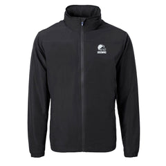Cleveland Browns Cutter & Buck Charter Eco Recycled Full-Zip Hoodie Jacket Black