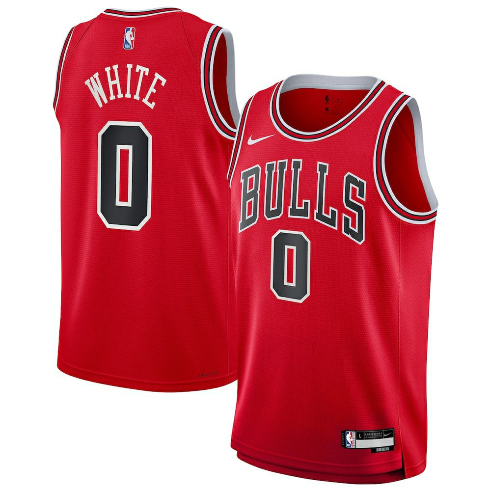 NBA Coby White Chicago Bulls Youth Swingman Jersey sale - Red sale - Icon Edition cheap