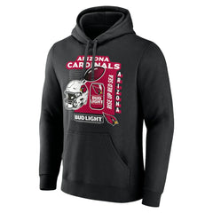 Arizona Cardinals Bud Light Pullover Hoodie Black