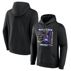 Baltimore Ravens Bud Light Pullover Hoodie Black