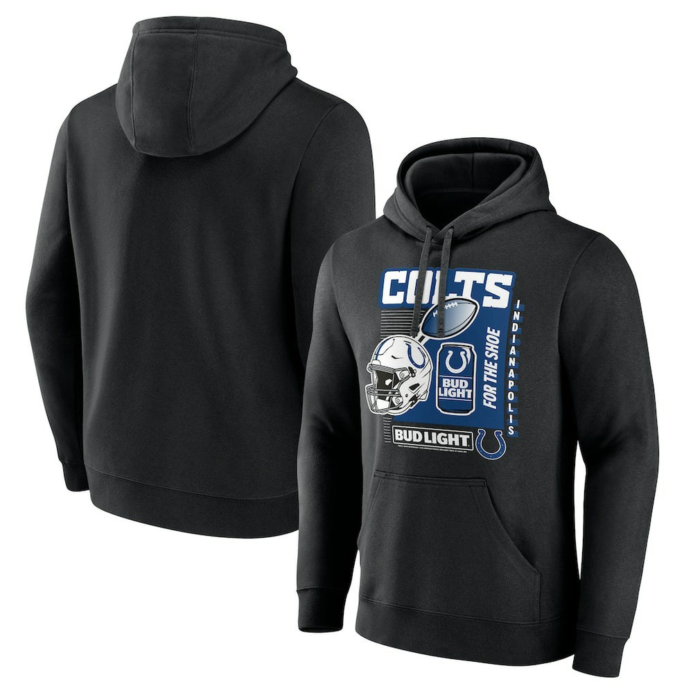 Indianapolis Colts Bud Light Pullover Hoodie Black