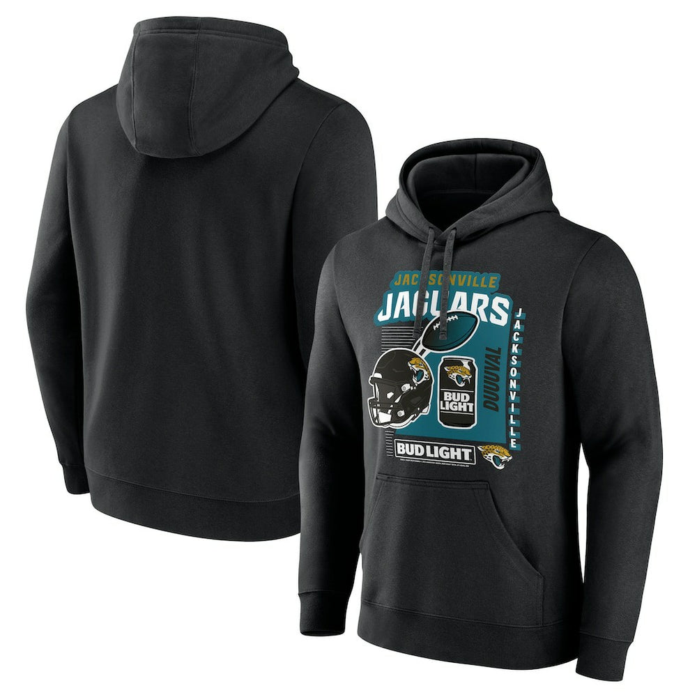 Jacksonville Jaguars Bud Light Pullover Hoodie Black
