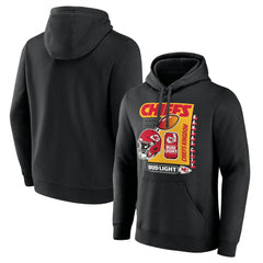 Kansas City Chiefs Bud Light Pullover Hoodie Black