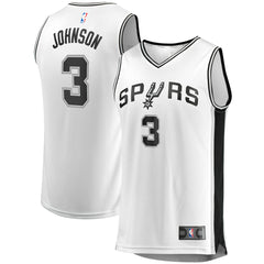 NBA Keldon Johnson San Antonio Spurs Fast Break Association Jersey - White