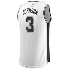 NBA Keldon Johnson San Antonio Spurs Fast Break Association Jersey - White