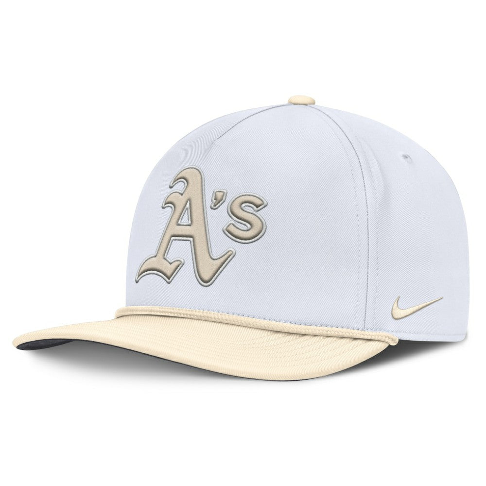 Athletics Nike Pro Performance Snapback Hat - White/Cream Hats