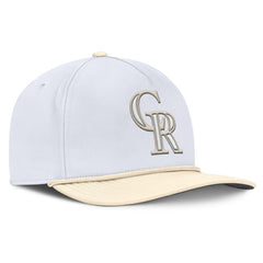 Colorado Rockies Nike Pro Performance Snapback Hat - White/Cream Hats