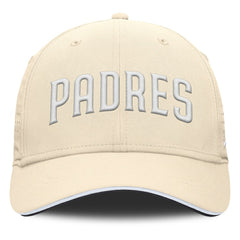 San Diego Padres Nike Rise Performance Flex Hat - Cream Hats