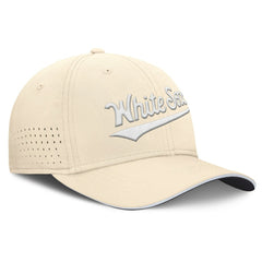 Chicago White Sox Nike Rise Performance Flex Hat - Cream Hats