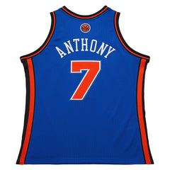 NBA Carmelo Anthony New York Knicks 2010/11 Hardwood Classics Authentic Jersey - Blue