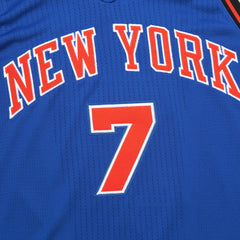 NBA Carmelo Anthony New York Knicks 2010/11 Hardwood Classics Authentic Jersey - Blue