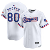 MLB Kumar Rocker Texas Rangers Nike Home Limited Player Jersey - White