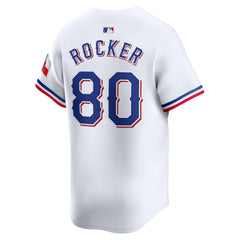 MLB Kumar Rocker Texas Rangers Nike Home Limited Player Jersey - White