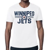 NHL Winnipeg Jets Starter Mesh Look Team Name T-Shirt - White