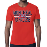 NHL Montreal Canadiens Starter Mesh Look Team Name T-Shirt - Red