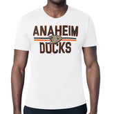 NHL Anaheim Ducks Starter Mesh Look Team Name T-Shirt - White