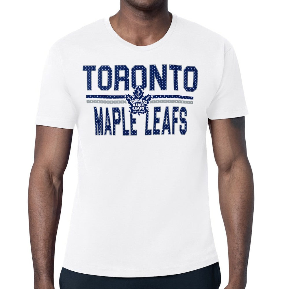 NHL Toronto Maple Leafs Starter Mesh Look Team Name T-Shirt - White