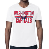 NHL Washington Capitals Starter Mesh Look Team Name T-Shirt - White