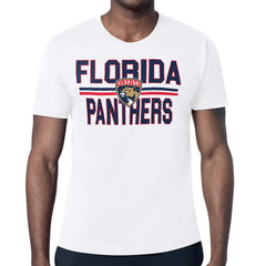 NHL Florida Panthers Starter Team Wordmark & Logo T-Shirt - White