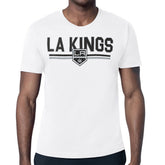 NHL Los Angeles Kings Starter Mesh Look Team Name T-Shirt - White