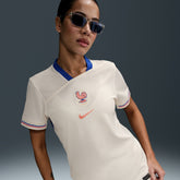 France Women's National Team Women's 2025/26 Away Replica Jersey Cream