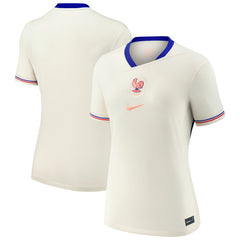 France Women's National Team Women's 2025/26 Away Replica Jersey Cream