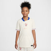 France Women's National Team Youth 2025/26 Away Replica Jersey Cream