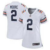 D.J. Moore Chicago Bears Women's Alternate Game Jersey White