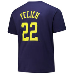 Christian Yelich Milwaukee Brewers Fanatics Big & Tall Name & Number T-Shirt - Navy T-shirts