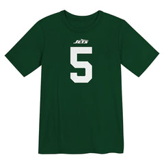 Garrett Wilson New York Jets Preschool Player Name & Number T-Shirt Green