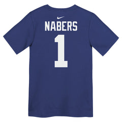 Malik Nabers New York Giants Preschool Name & Number T-Shirt Royal