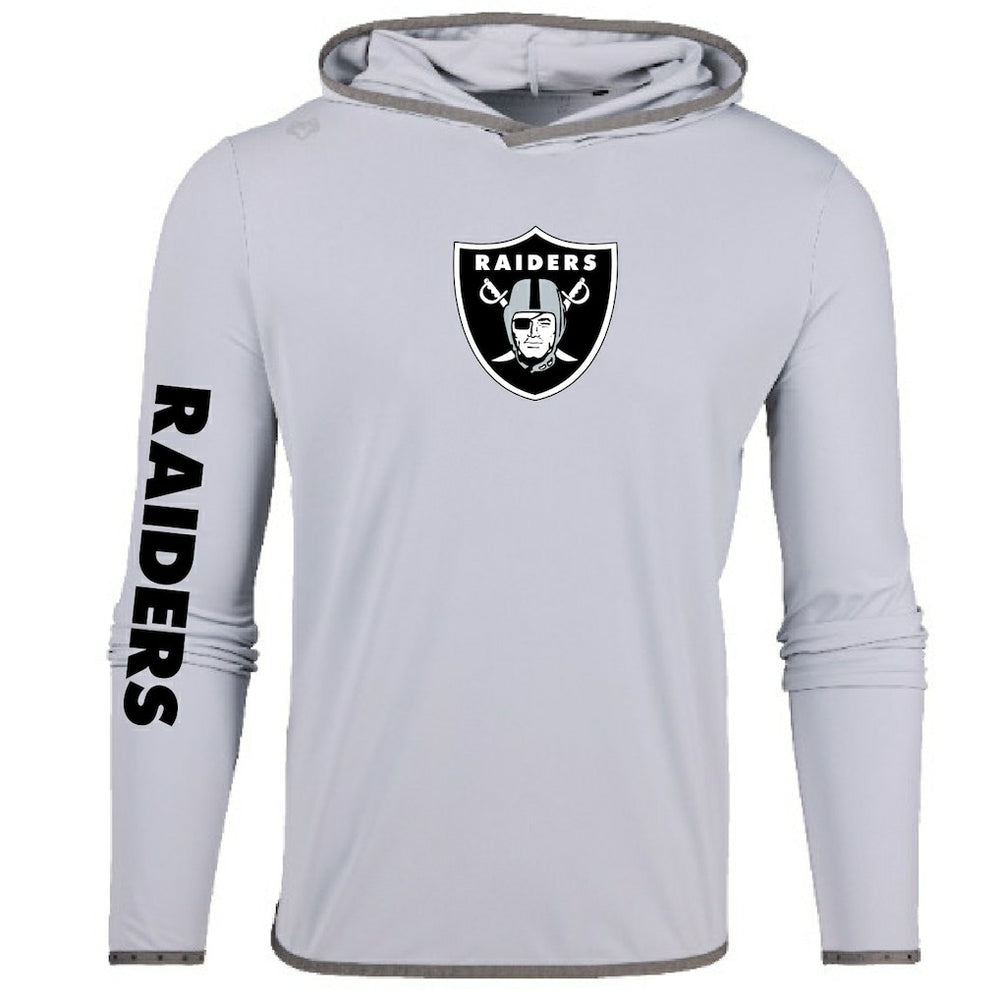Las Vegas Raiders Greyson Clothiers Colorado Long Sleeve Hoodie T-Shirt Gray