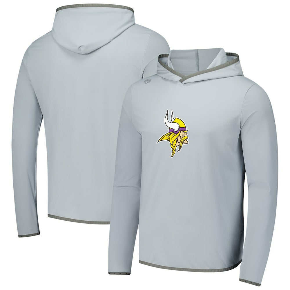 Minnesota Vikings Greyson Clothiers Colorado Long Sleeve Hoodie T-Shirt Gray